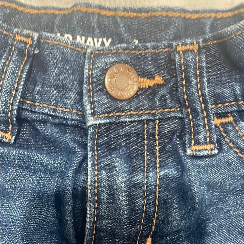 Old Navy Blue Denim Cut-Off Shorts (B)